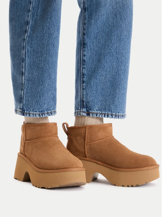 Zdjęcie produktu Śniegowce Ugg W Classic Ultra Mini Heights 1158311 Brązowy