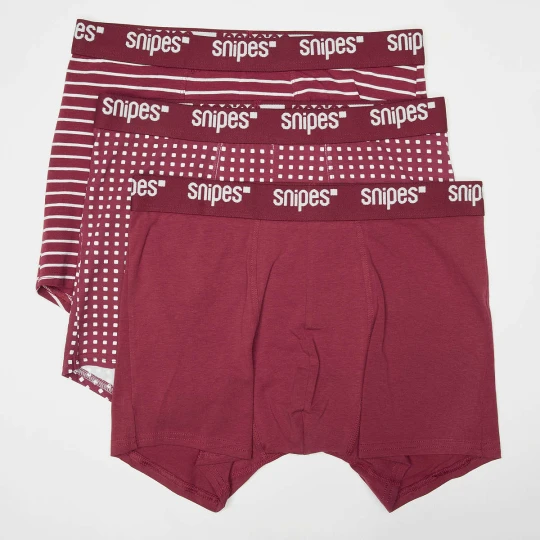 Zdjęcie produktu 3 PACK - Tonal Tape Briefs Boxershorts SNIPES czerwony