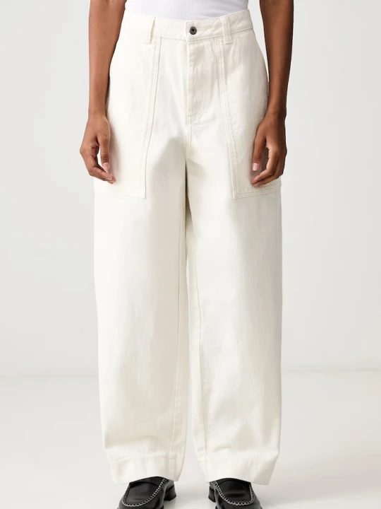 Zdjęcie produktu Soeur jeansy wide leg damskie KURT beżowy