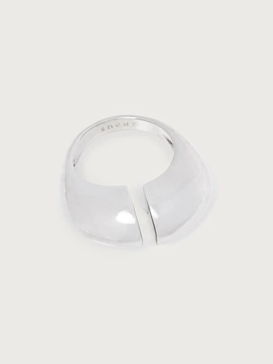 Zdjęcie produktu Soeur pierścionek damski mosiężny BAGUE DEMI LUNE srebrny