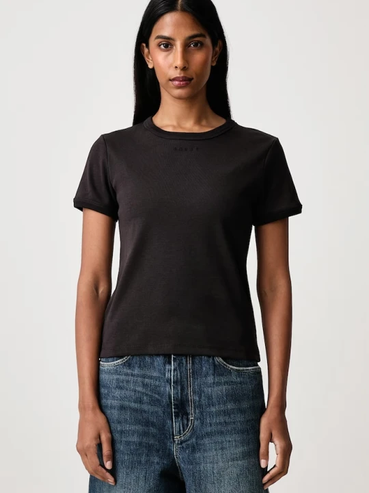 Zdjęcie produktu Soeur T-shirt damski bawełniany ARISTIDE szary