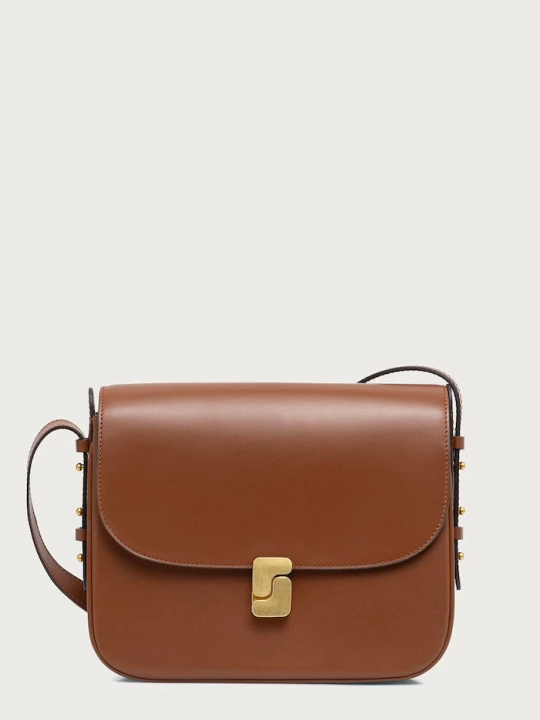 Zdjęcie produktu Soeur torebka crossbody damska skórzana BELLISSIMA MAXI brązowy