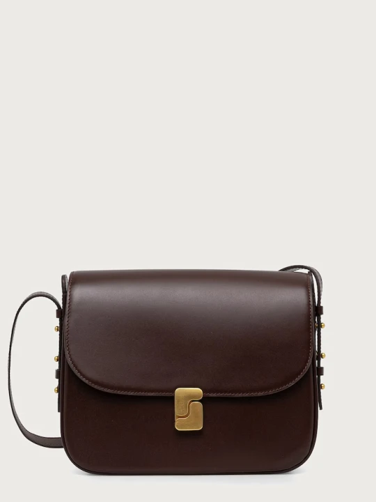 Zdjęcie produktu Soeur torebka crossbody damska skórzana BELLISSIMA MAXI brązowy