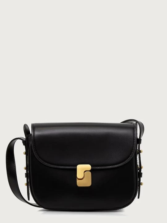 Zdjęcie produktu Soeur torebka crossbody damska skórzana BELLISSIMA MINI czarny