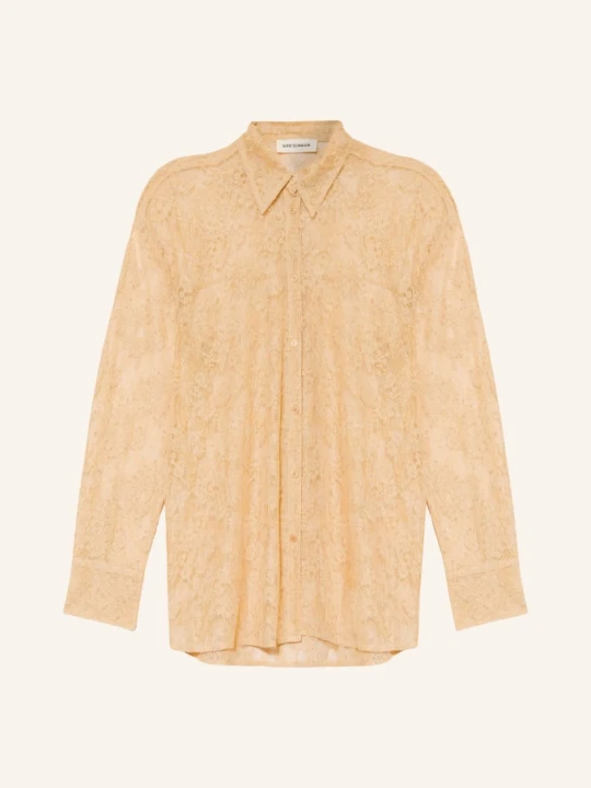 Zdjęcie produktu Sofie Schnoor Bluzka Koszulowa Sylvinesw Z Koronki beige