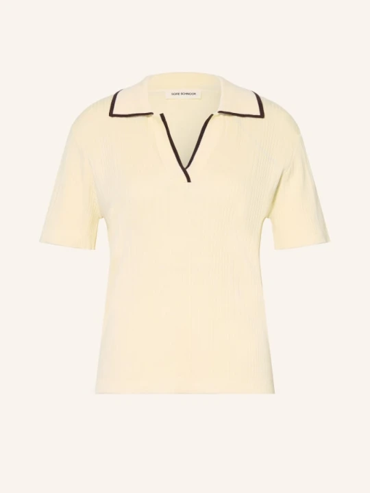 Zdjęcie produktu Sofie Schnoor Dzianinowa Koszulka Polo Jamiesw weiss