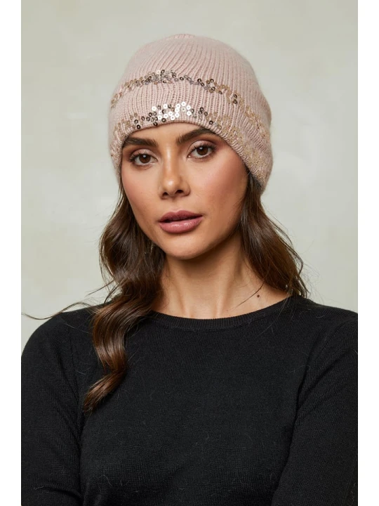 Zdjęcie produktu Soft Cashmere Czapka w kolorze jasnoróżowym rozmiar: onesize