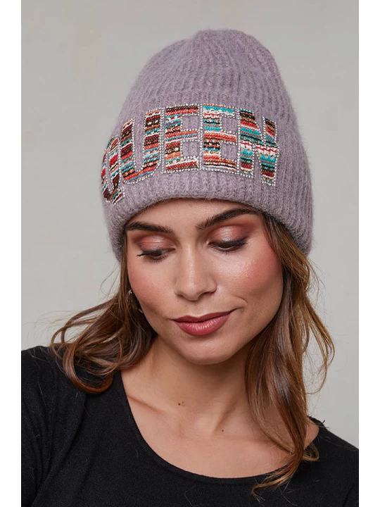 Zdjęcie produktu Soft Cashmere Czapka w kolorze szarobrązowym rozmiar: onesize