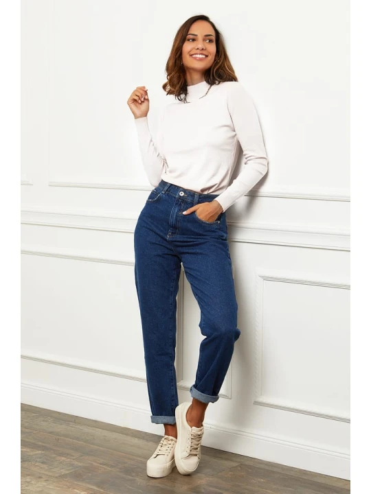 Zdjęcie produktu Soft Cashmere Sweter w kolorze białym rozmiar: 34/36