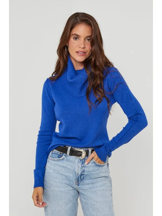Zdjęcie produktu Soft Cashmere Golf w kolorze niebieskim rozmiar: 38/40