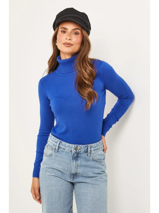 Zdjęcie produktu Soft Cashmere Golf w kolorze niebieskim rozmiar: 38 / 40