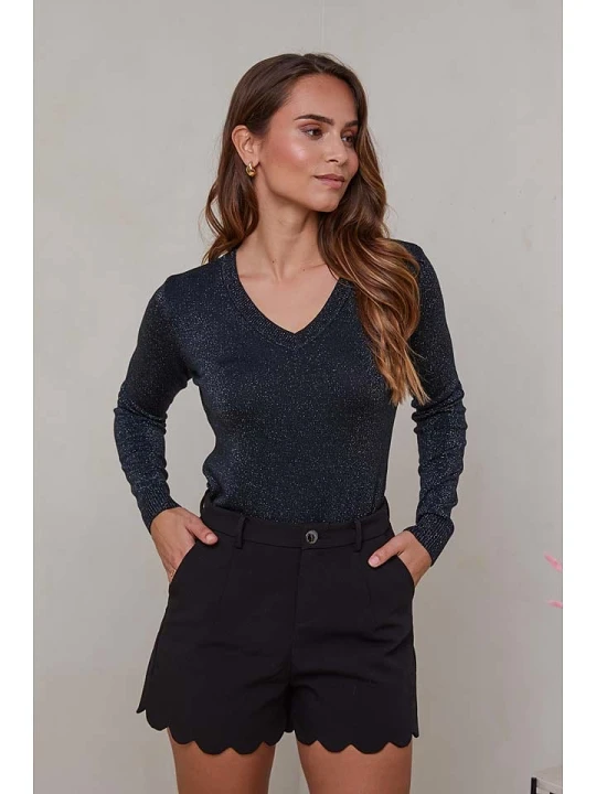 Zdjęcie produktu Soft Cashmere Sweter w kolorze granatowym rozmiar: 38/40