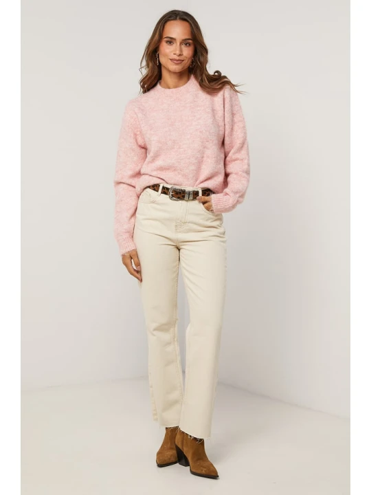 Zdjęcie produktu Soft Cashmere Sweter w kolorze jasnoróżowym rozmiar: 40/42