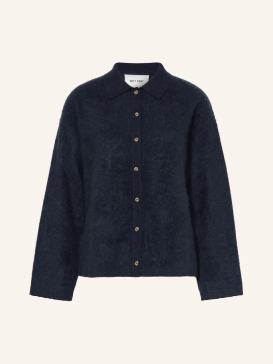 Zdjęcie produktu Soft Goat Kardigan Z Kaszmiru blau GRANATOWY