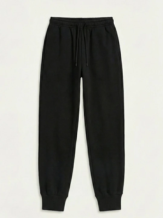 Zdjęcie produktu Soft Pants - czarne spodnie dresowe premium LAÏF
