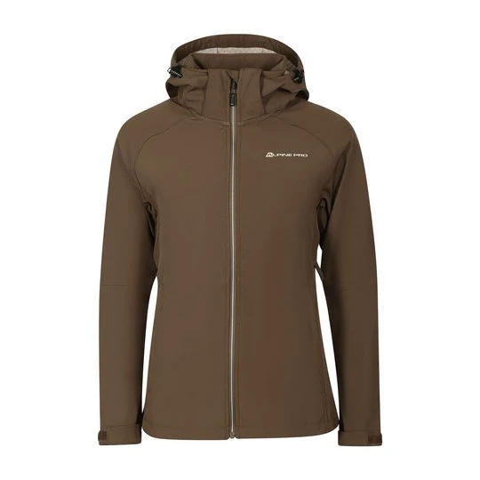 Zdjęcie produktu Softshell damski trekkingowy Hoora khaki Alpine Pro