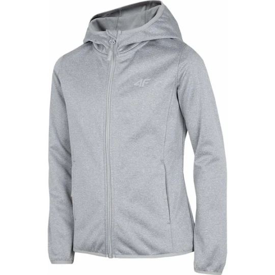 Zdjęcie produktu Softshell dziewczęcy HJZ22 JSFD001 4F Szary