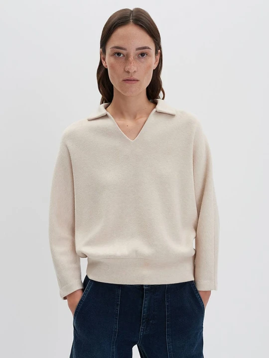 Zdjęcie produktu Someday Bluza "Ulica" w kolorze kremowym rozmiar: 42