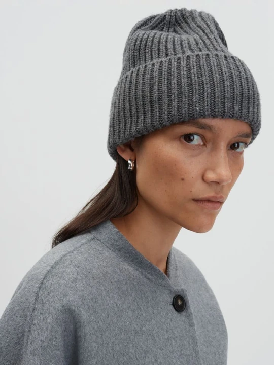 Zdjęcie produktu Someday Czapka beanie "Beky" w kolorze antracytowym rozmiar: onesize