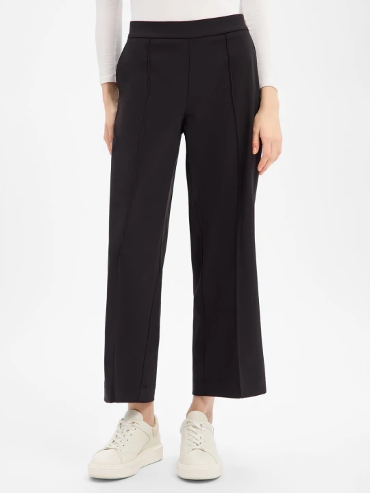 Zdjęcie produktu Someday spodnie materiałowe - Charlie cropped Kobiety Sztuczne włókno czarny