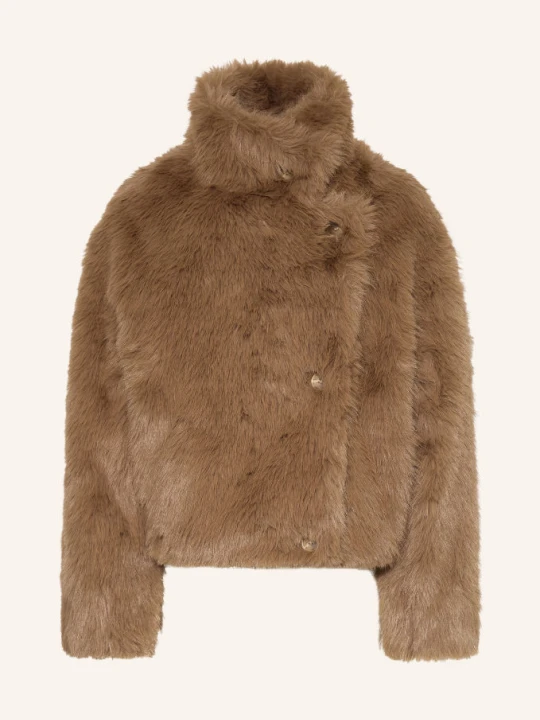 Zdjęcie produktu Someday Kurtka Ze Sztucznego Futra Vurla beige JASNOBRĄZOWY