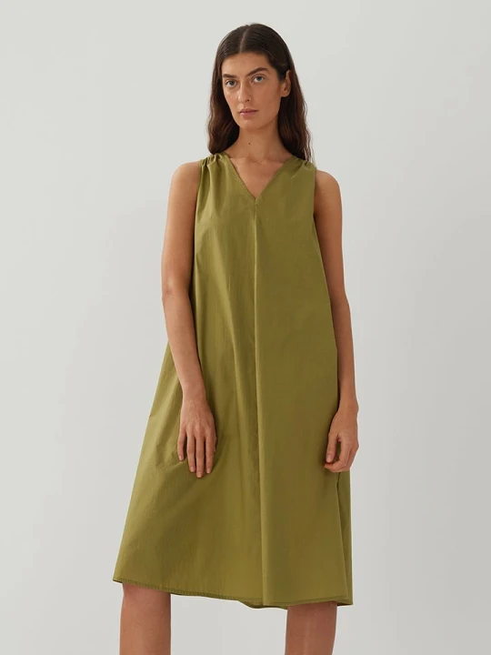 Zdjęcie produktu Someday Sukienka "Quebbie" w kolorze khaki rozmiar: 38
