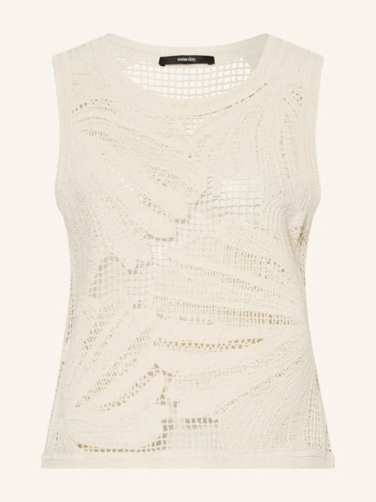 Zdjęcie produktu Someday Top Szydełkowy Uflora beige