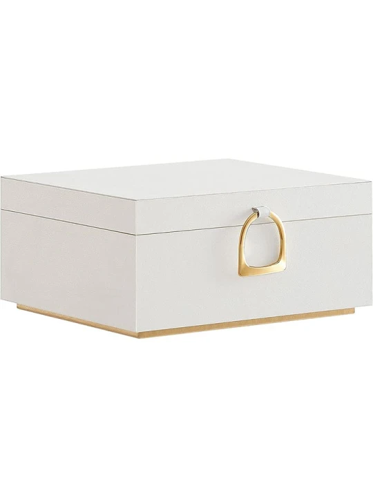Zdjęcie produktu Songmics Szkatułka w kolorze białym - 24 x 11 x 20, 5 cm rozmiar: onesize