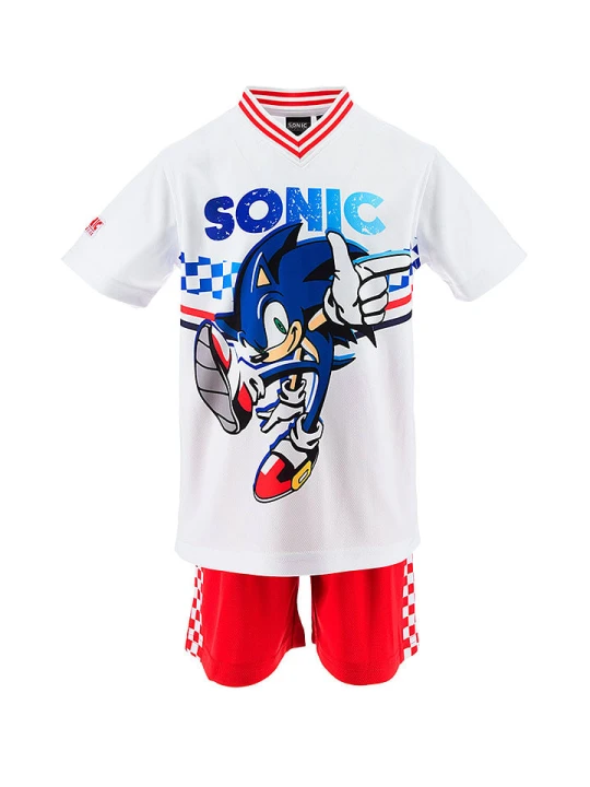 Zdjęcie produktu Sonic 2-częściowy zestaw "Sonic" w kolorze biało-czerwonym rozmiar: 110