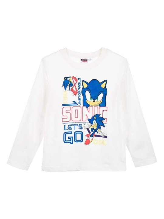 Zdjęcie produktu Sonic Koszulka "Sonic" w kolorze biało-niebieskim rozmiar: 98
