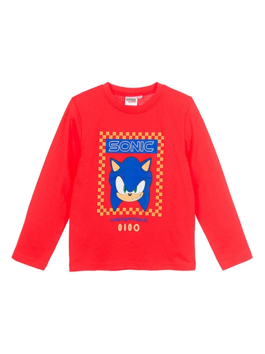 Zdjęcie produktu Sonic Koszulka "Sonic" w kolorze czerwono-niebieskim rozmiar: 98