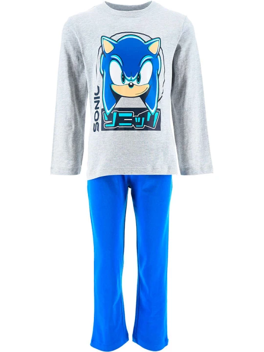 Zdjęcie produktu Sonic Piżama "Sonic" w kolorze niebiesko-szarym rozmiar: 98