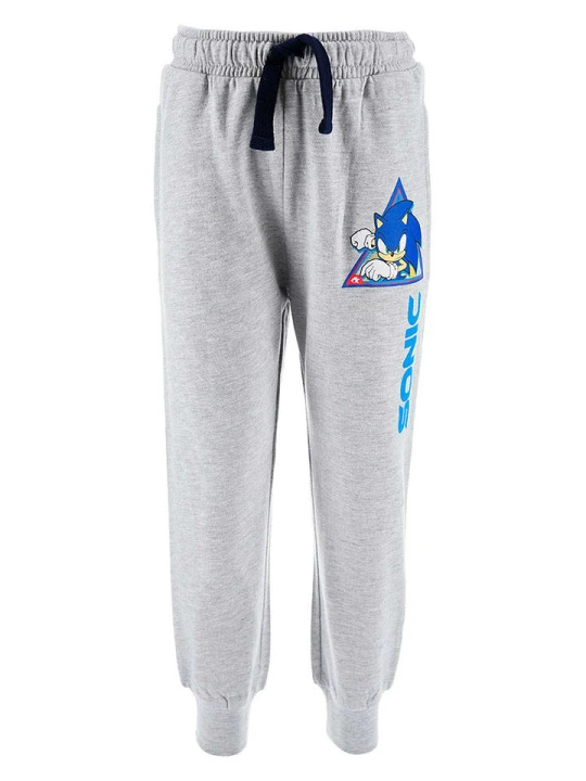 Zdjęcie produktu Sonic Spodnie dresowe "Sonic" w kolorze szarym rozmiar: 104