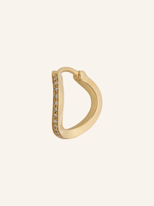 Zdjęcie produktu Sophie Bille Brahe Kolczyk Daisy Ocean Z Diamentami gold