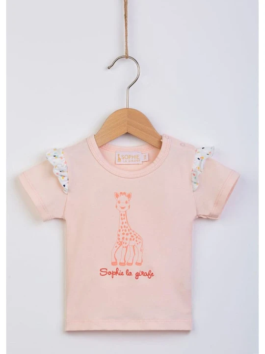 Zdjęcie produktu Sophie la Girafe Koszulka w kolorze pomarańczowym rozmiar: 86