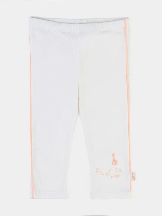 Zdjęcie produktu Sophie la Girafe Legginsy w kolorze białym rozmiar: 86