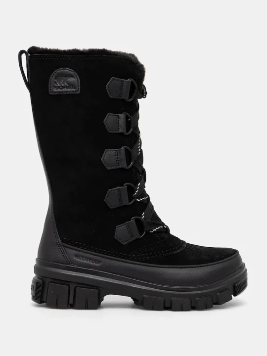 Zdjęcie produktu Sorel śniegowce skórzane TORINO V TALL WP OUTDRY czarny
