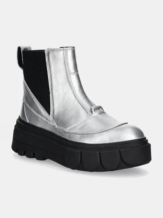 Zdjęcie produktu Sorel sztyblety skórzane CARIBOU X BOOT CHELSEA W srebrny