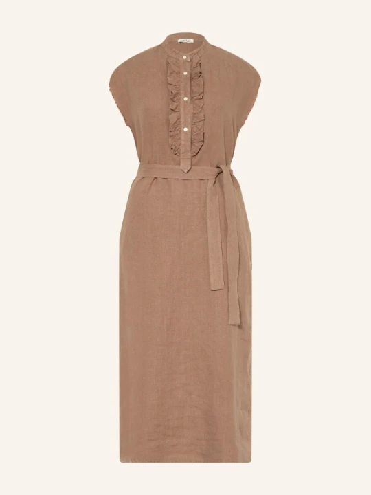 Zdjęcie produktu Sosue Sukienka Z Lnu Z Falbanami braun KHAKI