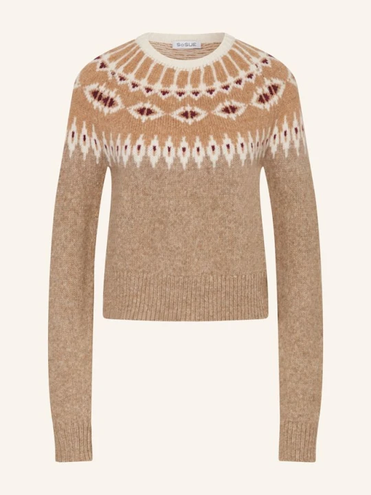 Zdjęcie produktu Sosue Sweter Z Wełny Merino beige
