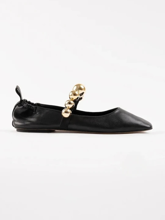 Zdjęcie produktu Souliers Martinez baleriny skórzane FLAMENCA czarny