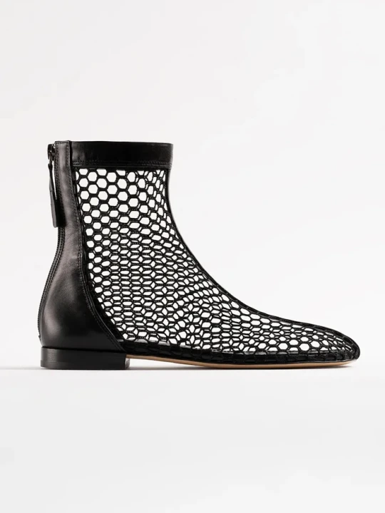 Zdjęcie produktu Souliers Martinez botki na płaskim obcasie damskie MAXIMA czarny
