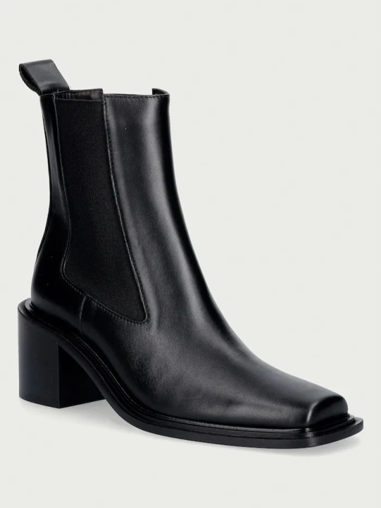 Zdjęcie produktu Souliers Martinez sztyblety damskie skórzane DALLAS czarny