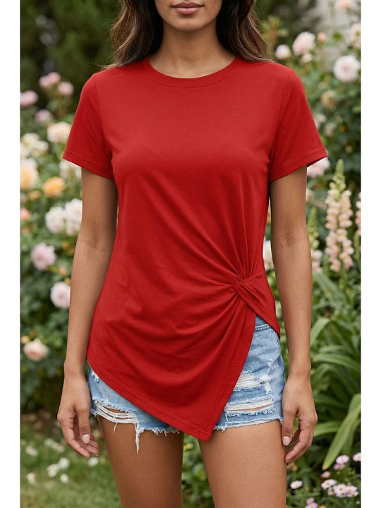 Zdjęcie produktu SOULSHAE Koszulka w kolorze czerwonym rozmiar: XXL / 3XL