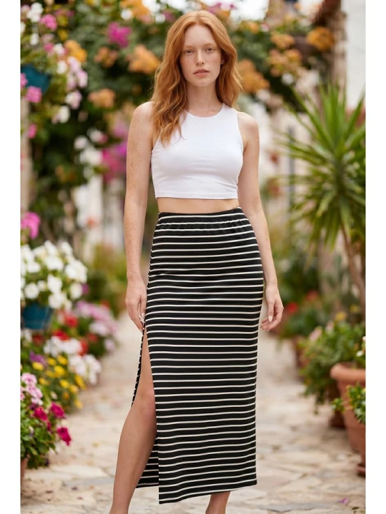 Zdjęcie produktu SOULSHAE Spódnica w kolorze czarnym rozmiar: XXL / 3XL