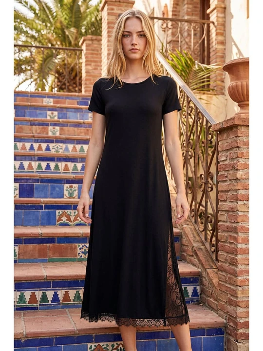 Zdjęcie produktu SOULSHAE Sukienka w kolorze czarnym rozmiar: XXL / 3XL