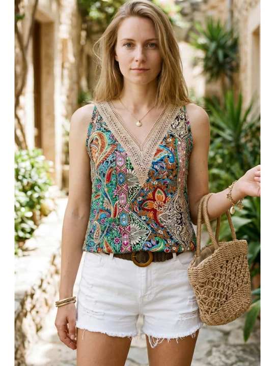 Zdjęcie produktu SOULSHAE Top ze wzorem rozmiar: XXL / 3XL