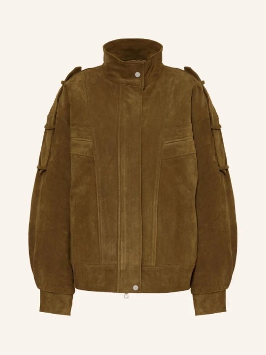 Zdjęcie produktu Source Unknown Kurtka Tova O Wyglądzie Skóry braun KHAKI