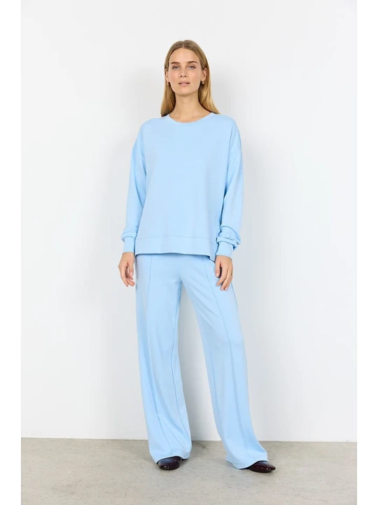 Zdjęcie produktu soyaconcept Bluza "Banu" w kolorze błękitnym rozmiar: M