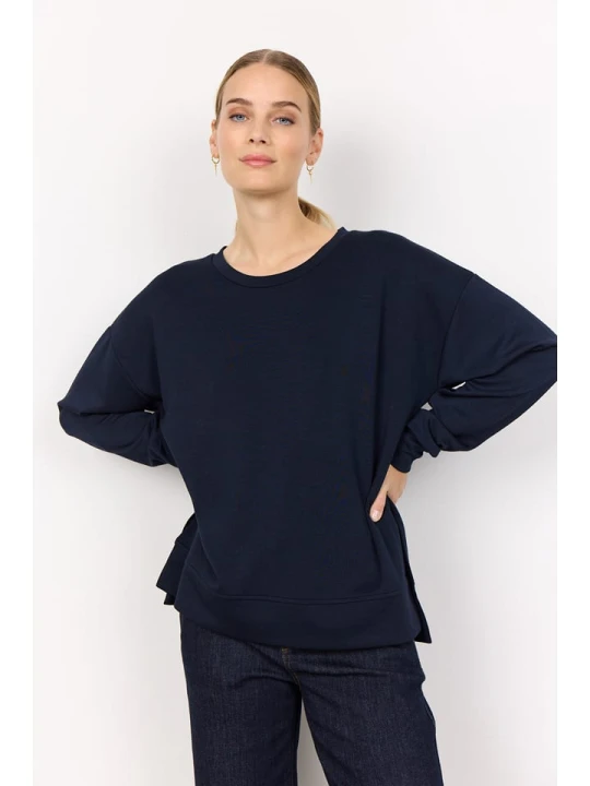 Zdjęcie produktu soyaconcept Bluza w kolorze granatowym rozmiar: S